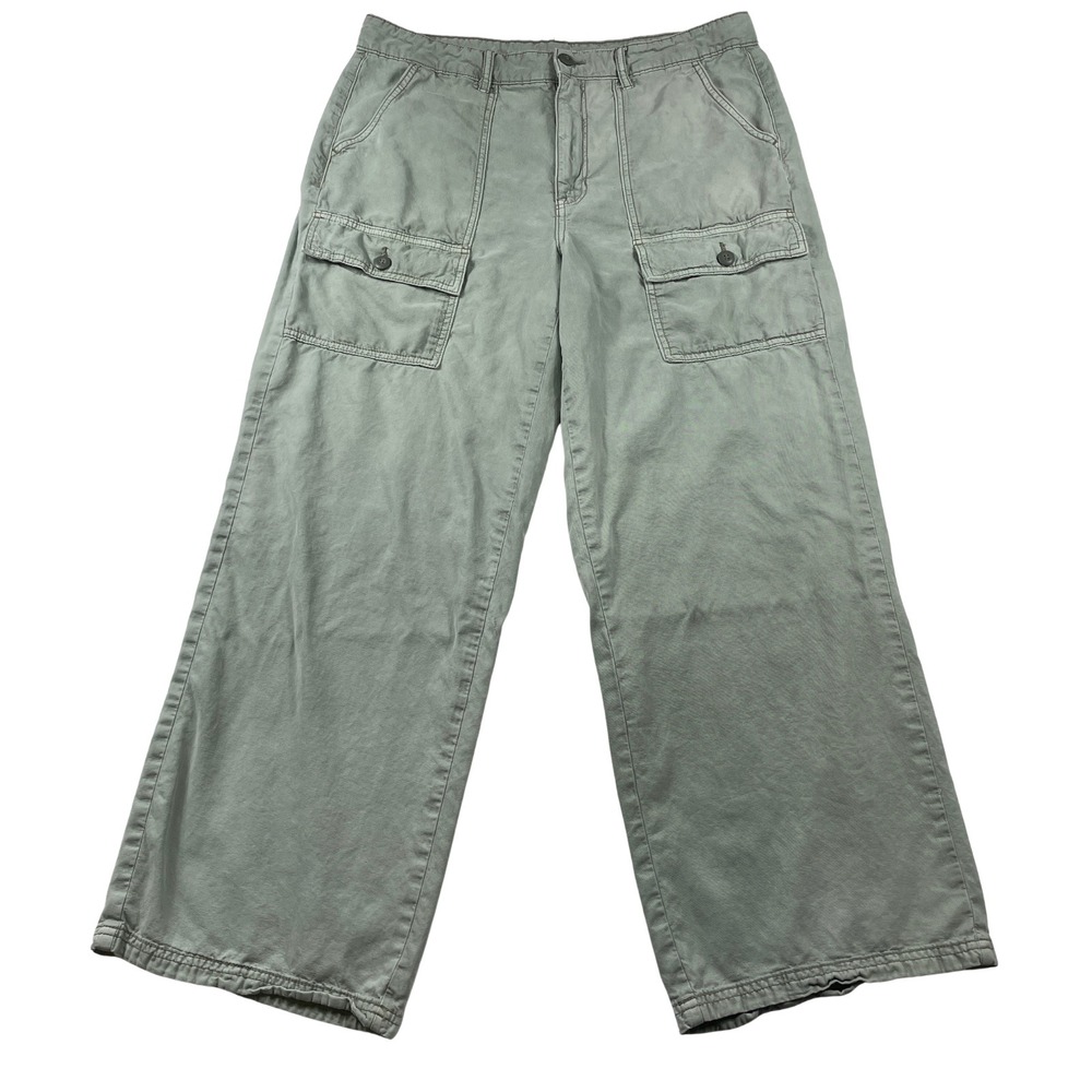 American Eagle Women's 14 Wide Leg Relaxed Fit Cargo Skater Pants Grunge 90s Y2K